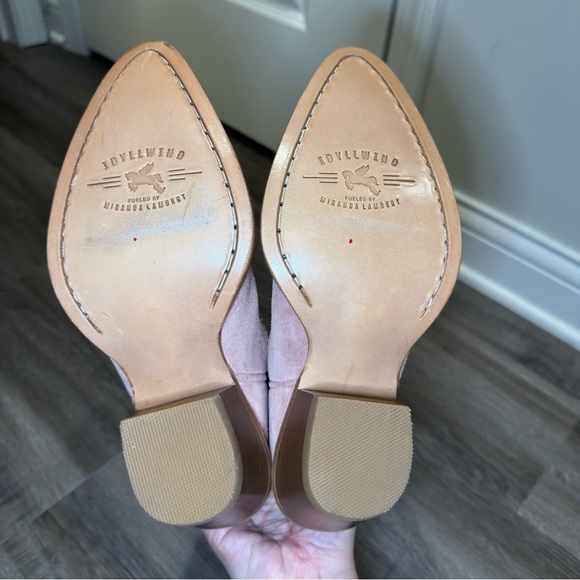 Idyllwind Charmed Life Round Toe Western Cowboy Blush Pink Suede Boots - Picture 10 of 10